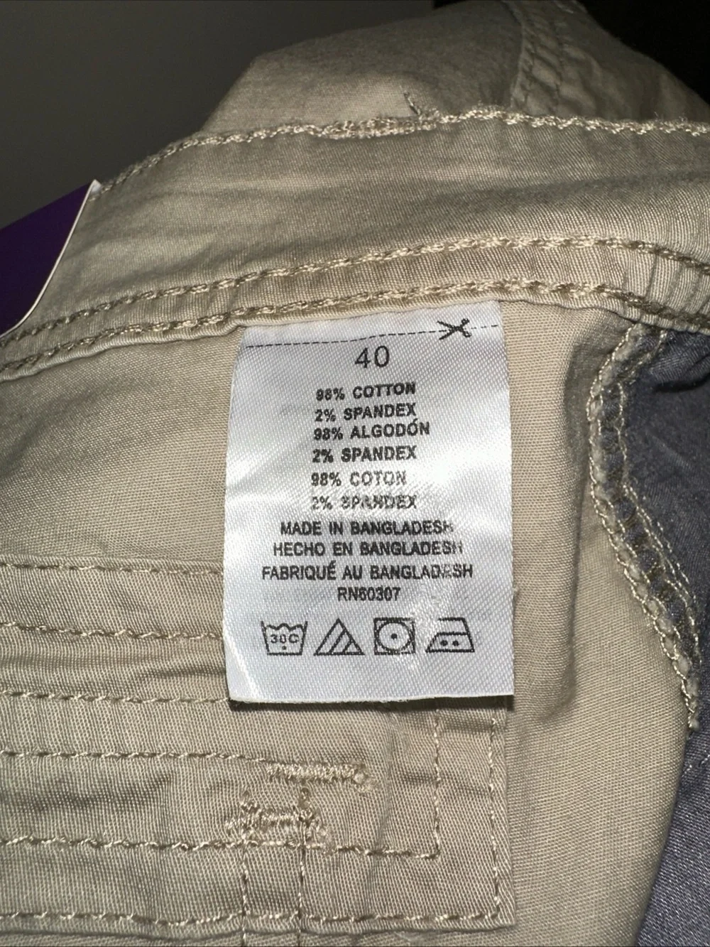 UNIONBAY Tan Men's Cargo Shorts with Side Pockets
